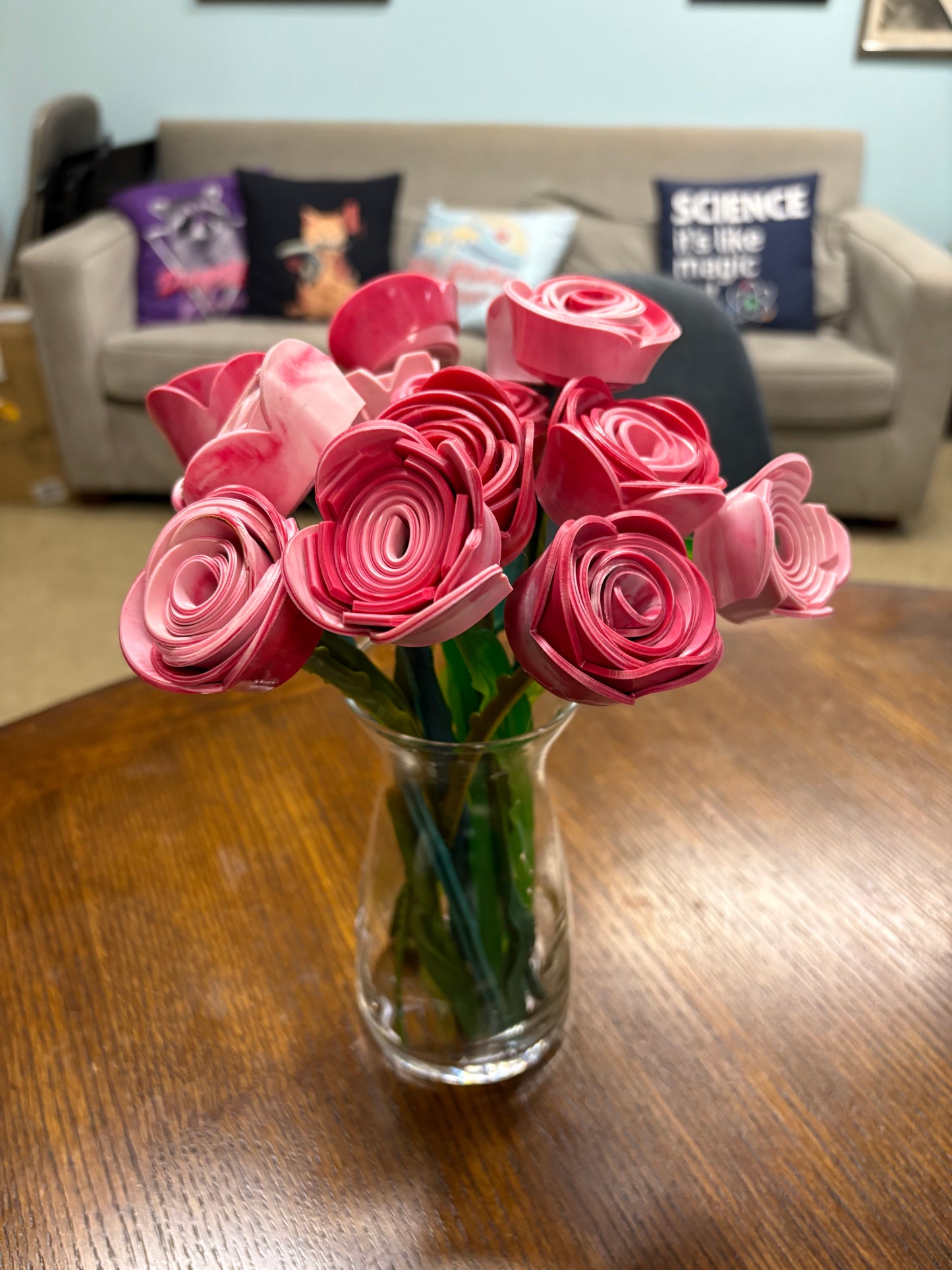 Handmade Flower - Made from Recycled Vinyl Records