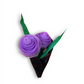 Mini 7-inch Recycled Vinyl Flower Bouquet - Multi-Color Flowers