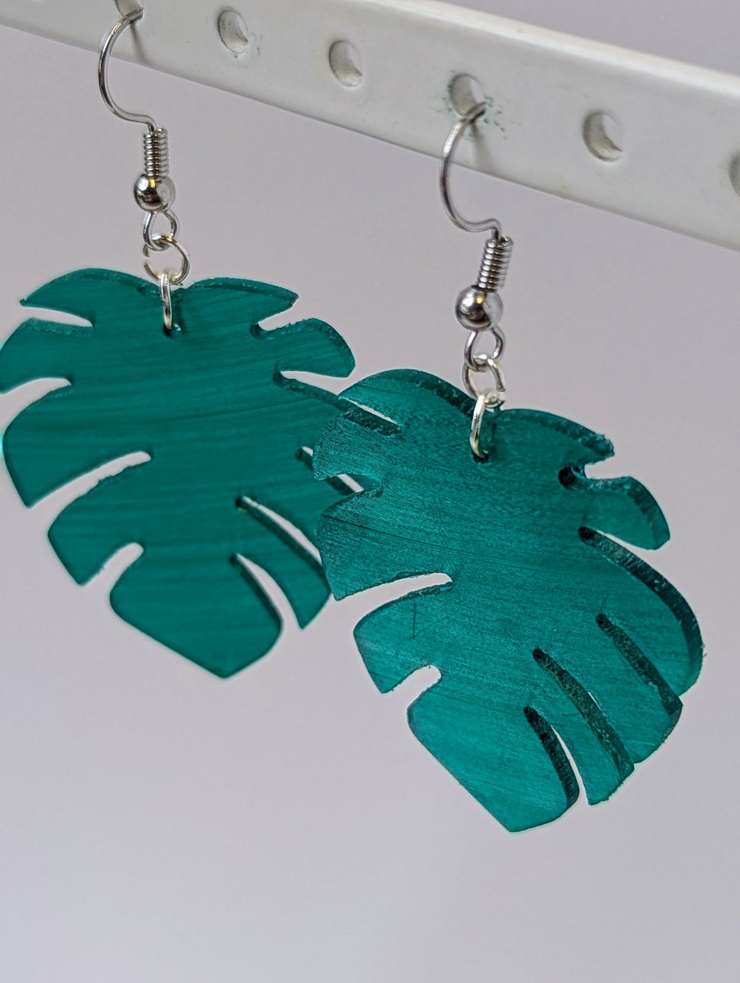 Recycled Vinyl Earrings for Music Lovers- Single Color