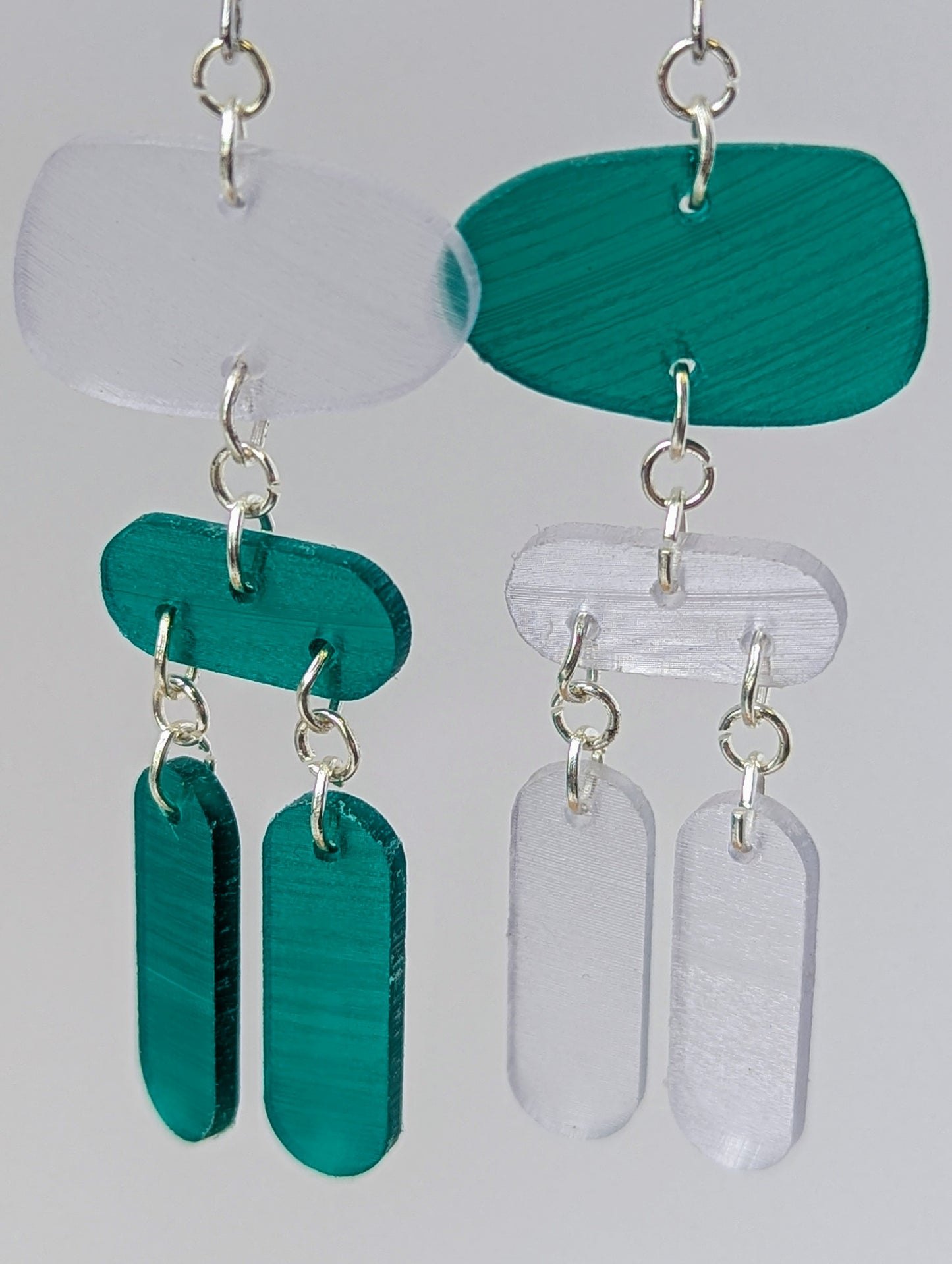 Recycled Vinyl Earrings for Music Lovers- Multi-Color