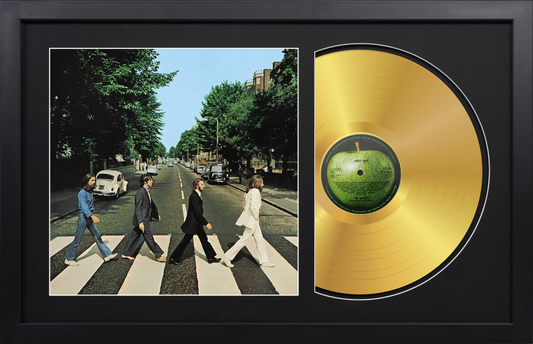 The Beatles - Abbey Road - 24K Gold Record Frame