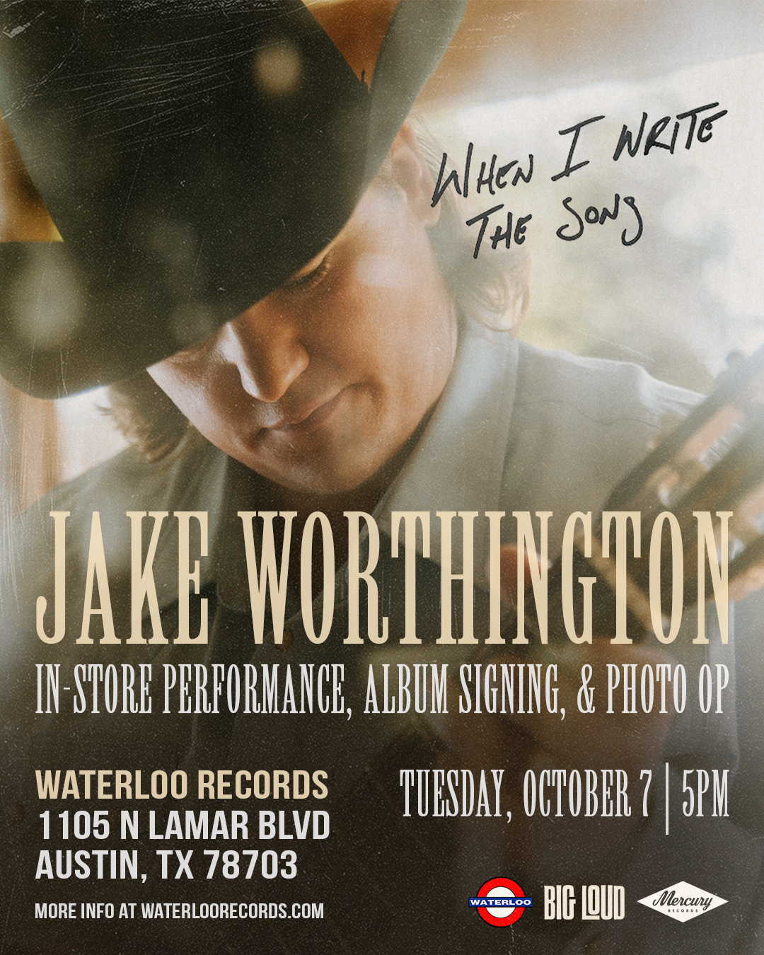 JAKE WORTHINGTON In-Store -- October 07 2025