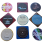 Recycled Vinyl Coasters (4 pack)