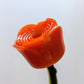 Deluxe Handmade Flower- Spooky Orange