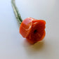 Deluxe Handmade Flower- Spooky Orange