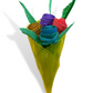 Recycled Vinyl Flower Bouquet - Multi-Color