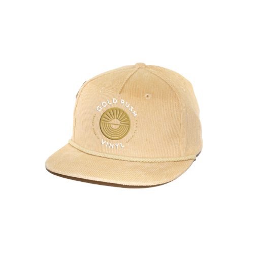 Embroidered Corduroy Snapback Hat