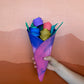 Recycled Vinyl Flower Bouquet - Tie-Dye (Limited Edition)