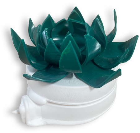 Limited Edition: Recycled Vinyl Succulent