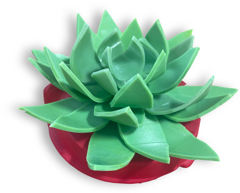 Limited Edition: Recycled Vinyl Succulent
